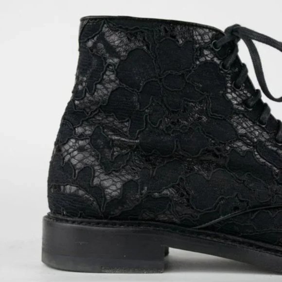 Saint Laurent Lace Bootie - Picture 7 of 11